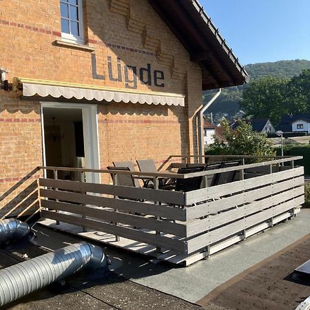 Ferienwohnung Im Bahnhof Luegde エクステリア 写真