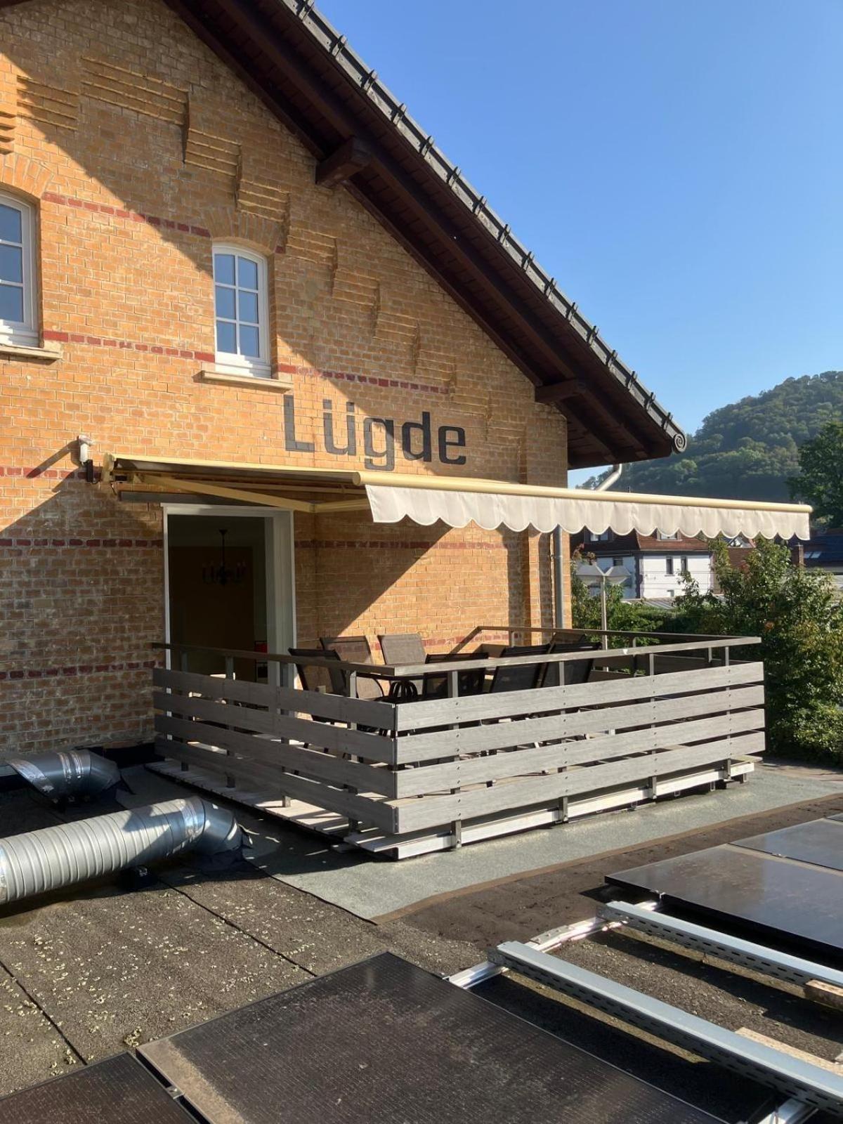 Ferienwohnung Im Bahnhof Luegde エクステリア 写真